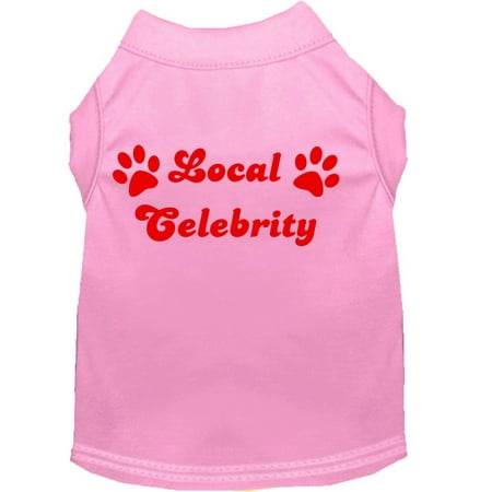 Pet Dog Cat Shirt Screen Printed, "Local Celebrity"