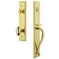 thumbnail image 3 of Grandeur Carsgredn_Eset_238 Carre Solid Brass Rose Keyed Entry Single Cylinder "S" Grip, 3 of 5