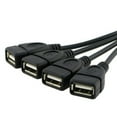 thumbnail image 4 of Lot 2 4 Port USB 2.0 Multi Hub Expansion Splitter High Speed for Pc Laptop Black, 4 of 4
