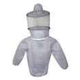 thumbnail image 3 of Chaqueta de apicultura Suministros para apicultura Cómodo al aire libre con velo de esgrima Gris, 3 of 8