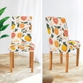 thumbnail image 3 of Yayeee 2 Pack Dining Chair Covers Stretch Parson Chairs Slipcovers Seat Protector, Orange Slices, 3 of 6