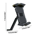 thumbnail image 3 of Tgbvmt Motorcycle Phone Support, Universal Bike Navigation Holder with One-Click Lock, Shockproof Vibration Absorption for Cycling 360° Rotation Adjustable Phone Stand for Motorcycle, Bike Scooter, 3 of 6