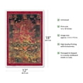 thumbnail image 2 of Heruka - Wrathful Deities of the Bardo - Tantric Buddhist Deity - Vintage Tibetan Thangka Buddhist Painting - Tibet, 19th Century - Master Art Print (Unframed) 12in x 18in, 2 of 4