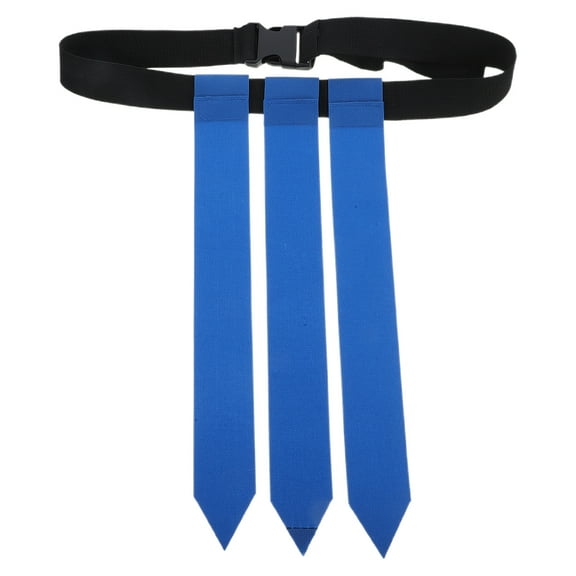 HEMOTON Raindrops Teens 1 Set Football Flag Belt Rugby Waist Flag Band Sports Favor Wear resistant Football Waist Training Flag