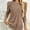 #223-Brown, variant on Craaazy Womens Shirts Puff Long Sleeve Sweaters Casual Crew Neck Knitted Tops Ribbed Solid Color Blouses Gifts For Women