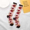 thumbnail image 6 of Bingfone Compression Socks for Women and Men Long Socks for Running Athletic Cycling Nurse-Lilies Flowers, 6 of 8