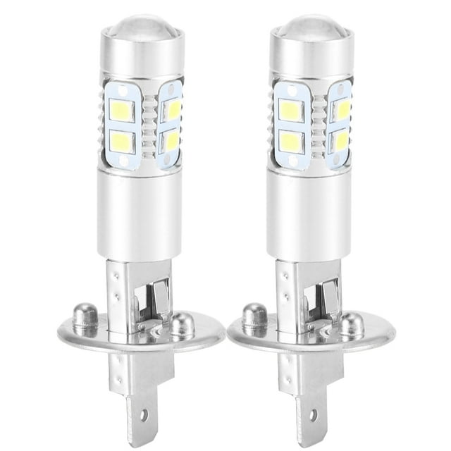 Spptty Headlight, Car Fog Light,2x H1 6000K Super White 100W LED Headlight Bulbs Kit Fog Driving Light