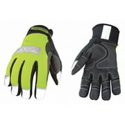 Youngstown Glove Co. Cold Protection Gloves,M,Hi Vis Green,PR 08-3710-10 M