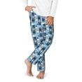 thumbnail image 2 of Pofeuu Airplanes and Aviation Signs Print Teenagers' Pajama Pants, Soft Lounge Pajama Pants with big pockets for Men Plaid Pj Bottoms-Medium, 2 of 6