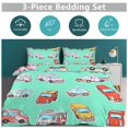 thumbnail image 6 of Fire Engine Car Truck Bedding Sets Twin Duvet Cover 3 Piece Cute Bed Set for Boys Girls Kid, 6 of 6