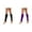 Q-Purple 1PCS & Black 1PCS, variant on (2-Pack) Rinsvye 80S 90S Leg Warmers Boot Socks for Women Neon Ribbed Yoga Socks Men Leg Socks Stylish Accessories Ski Socks Mens Colorful Fluorescent Wool Knitted Heated Socks for Men Sock Sleeves