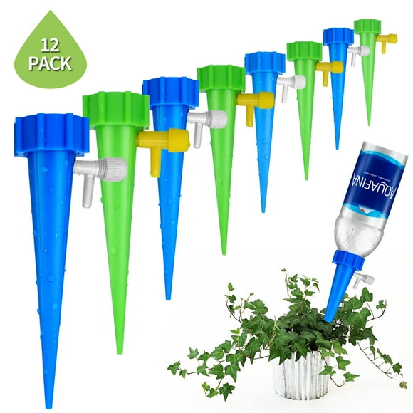 Automatic Plants Waterer Spikes, Self Watering Spikes 12pcs for Yard