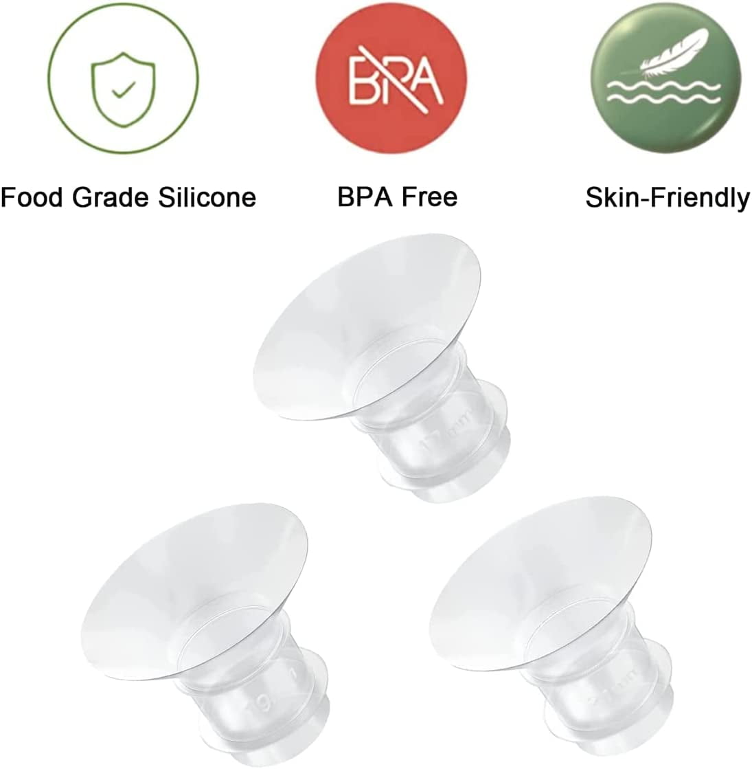 Flange Inserts Compatible with Medela / Willow / TSRETE/ Momcozy S9 S12  Wearable