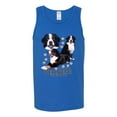 thumbnail image 2 of If It's Not a Bernese It's Just a Gift | Mens Lover Graphic Tank Top, Royal, Large, 2 of 3