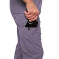 thumbnail image 3 of M&M SCRUBS Men's Jogger Scrub Set – Luxe Stretch Medical Uniform, V-Neck Scrubs Top & Jogger Pants (Charcoal, 3X-Large), 3 of 7