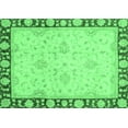 thumbnail image 1 of Ahgly Company Indoor Rectangle Oriental Emerald Green Traditional Area Rugs, 4' x 6', 1 of 4