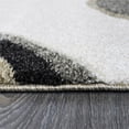thumbnail image 6 of Natural Geo Jasmine 4'11" x 7'5" Modern Wavy Abstract Ivory/Gray Area Rug, 6 of 6