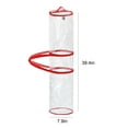 thumbnail image 2 of EEEKit Wrapping Paper Storage Container, 40" Gift Wrapping Organizer Storage, PVC Clear Xmas Storage Bag Fits 25 Standard Rolls of Wrapping Paper, 2 of 7