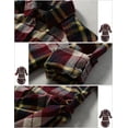 thumbnail image 3 of Matchstick Women Long Sleeve Flannel Plaid Checked Shirt (XS-XXL), 3 of 4