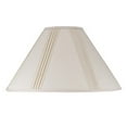thumbnail image 2 of Cal Lighting Coolie 20" Durable Fabric Lamp Shade with Rolled Trim in Off White, 2 of 2