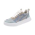 thumbnail image 1 of AUDeals Espadrilles Tissées pour Femmes, Chaussures Rétro à Plateforme Tressée avec Confort Léger Décontracté pour la Marche et la Randonnée (Bleu Ciel, 9), 1 of 8