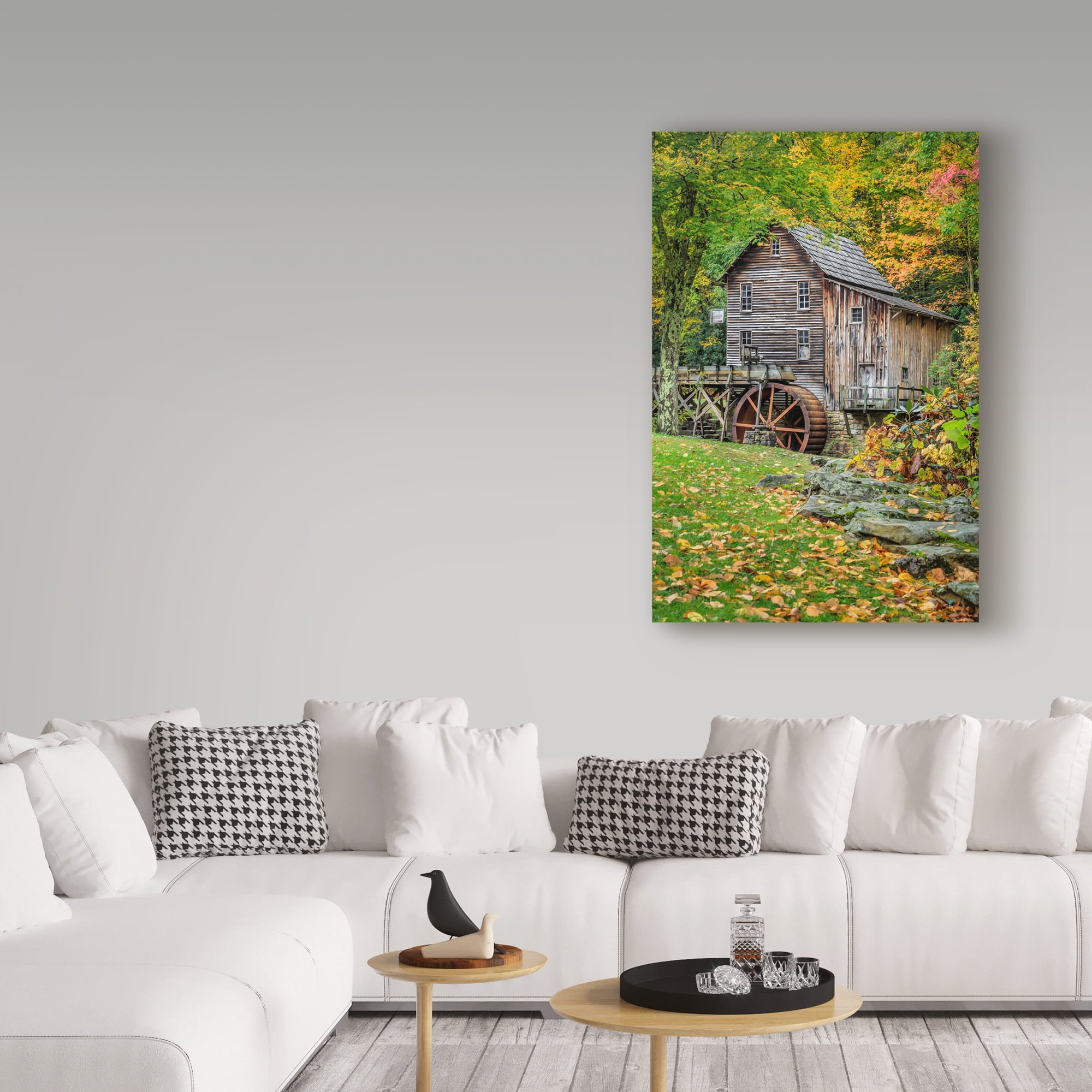 Trademark Fine Art 'Grist Mill Vert' Canvas Art by Galloimages Online