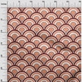 thumbnail image 3 of oneOone Cotton Silk Rose Brown Fabric Asian Japanese Sewing Material Print Fabric By The Yard 42 Inch Wide, 3 of 4
