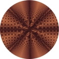 thumbnail image 1 of Ahgly Tapis d'Intérieur Lavable en Machine Carré Rouge Pamplemousse, 3 Pieds Carré, 1 of 7