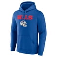 thumbnail image 2 of Men's Josh Allen Buffalo Bills Royal Team Wordmark Pullover Hoodie, 2 of 3