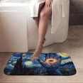 thumbnail image 6 of 1pc The Hand with an Eye Absorbent Non-Slip Bathroom Thickened Flannel Rug Decor,Soft,Quick Drying,Suitable For Indoor/outdoor Use,Bathrooms,Bedrooms,Kitchens,Terrace,Laundry Rooms,16"x24", 6 of 9