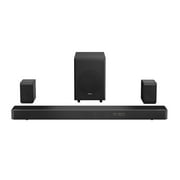 Hisense AX Series 5.1.2 Ch 420W Soundbar with Wireless Subwoofer, Wireless Rear Speakers, and Dolby Atmos (AX5120G, 2023 Model)