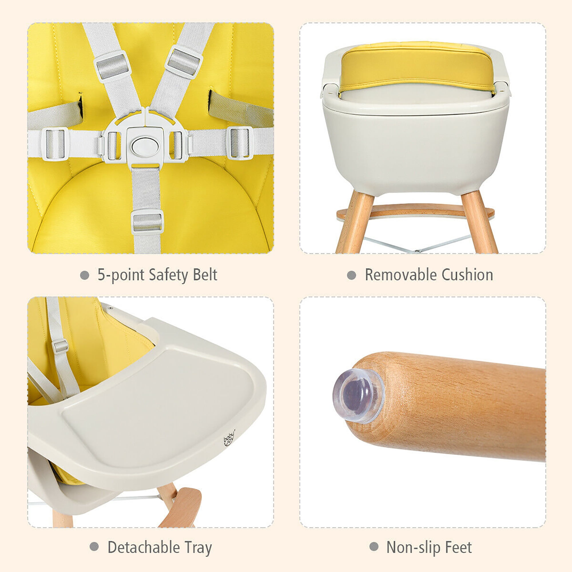 baby joy convertible high chair