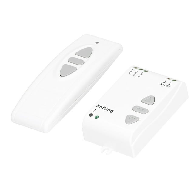 Interruptor de control remoto inalámbrico interruptor de control de pantallas de proyector fácil Inalámbrico Práctico 220 V para controlar motores de cortinas para controlar