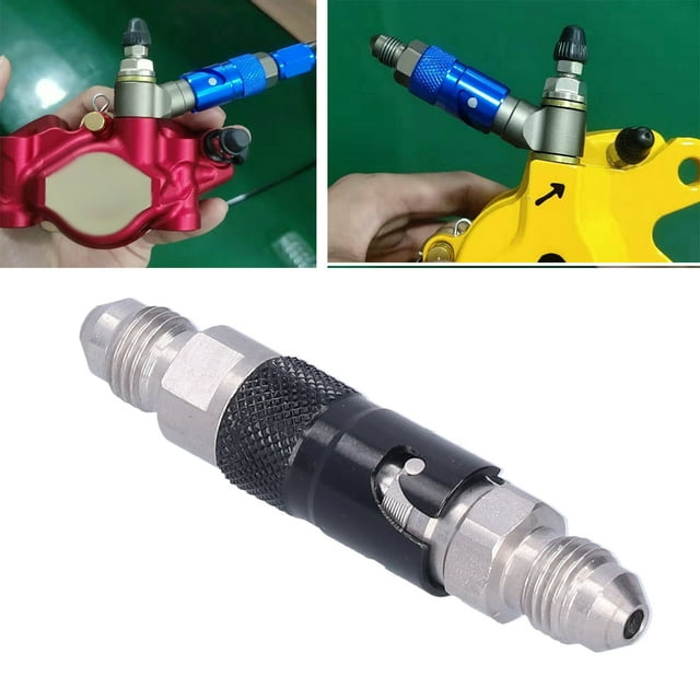 Connecteur de Conduite de Frein, Raccord de Conduite de Frein Portable Robuste Résistant à l'Usure Compact pour Huile de Moteur pour Liquide de Refroidissement pour Carburant pour Huile de Vitesse SW-21032-BL,SW-21033-BL,SW-21034-BL