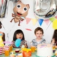 thumbnail image 2 of 4Pcs Cartoon Animals Foil Balloons Creative Animals Shaped Balloons Inflatable Foil Balloons, 2 of 8
