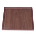thumbnail image 1 of Bandeja de madera con forma cuadrada de nogal negro, bandeja decorativa de estilo chino clásico Retro para vajilla M, 1 of 5
