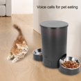 thumbnail image 4 of Dispensador De Comida Para Gatos, Alimentador Inteligente Para Mascotas Con Temporizador, Soporte Para Recordatorio De Voz, Alimentador Inteligente Para Mascotas Para Perros, 4 of 7