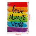 thumbnail image 2 of Rainbow Flag Polyester Printing Flag Garden Flag Home Decoration 30x40cm, 2 of 4