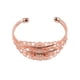 thumbnail image 2 of Brazalete con base de cabujón de bisel redondo de 25 mm, engaste para brazalete, 2 unidades por lote. Oro rosa, 2 of 9