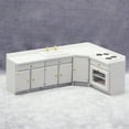 thumbnail image 7 of Joernso Dollhouse Cabinet Realistic Decoration Wooden 1/12 Scale Doll House Kitchen Cupboard Micro Scene Model for Household, 7 of 7