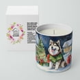 thumbnail image 2 of Alaskan Malamute Cozy Christmas Decorative Soy Candle 3.25 in x 3.75 in, 2 of 4