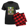 thumbnail image 5 of CafePress - Australian Cattle Dog Pop Art Women's Dark Pajamas - Women's Short Sleeve Print T-Shirt and Pants Dark Cotton Pajama Set, 5 of 7