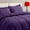 Purple, variant on 7-Piece Full Size Reversible Comforter Set, Dark Grey, All Season Soft Quilted Fluffy Bedding with Sheets, Pillow Shams & Pillowcases