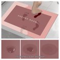 thumbnail image 4 of Teissuly Diatomaceous Bath Rug Super Absorbent Quick Dry Rubber Backing Non Slip Washable Bathroom Floor Mats Shower Rug For In Front Of Bathtub Shower Room 16x24inch Teissuly WER202401275152, 4 of 9