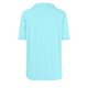 thumbnail image 4 of Camisetas de manga corta para mujer Camisas con cuello en V de verano Camisetas básicas informales con cuello Blusa azul claro / M, 4 of 6