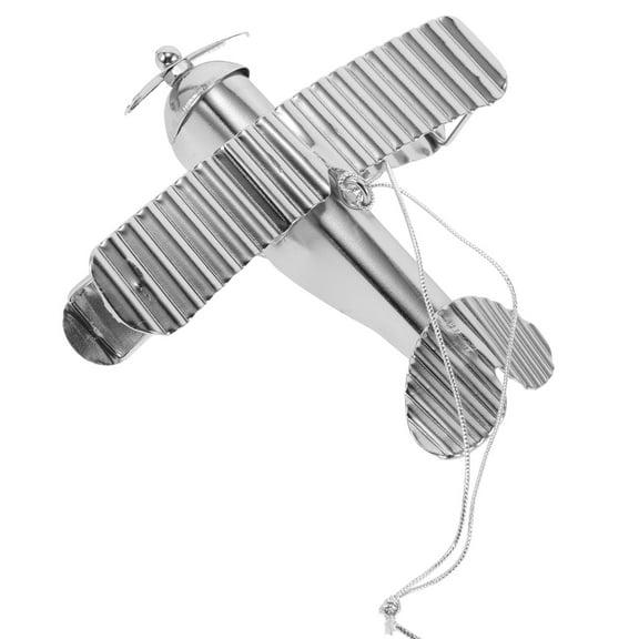 Retro Airplane Model Vintage Plane Model Cast Iron Small Airplane Model Craft Decoration Hanging Small Plane Model Holiday Home Decor