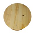 thumbnail image 3 of NEWZQ Rotating Bookshelf, 1 Tier Freestanding Revolving Pine Wood Book Display Case, 3 of 9