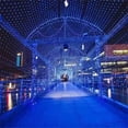 thumbnail image 3 of EROCK 1.5/3M Mesh LED Light Net Fairy String Curtain Lights Party Wedding Christmas Decor, 3 of 7