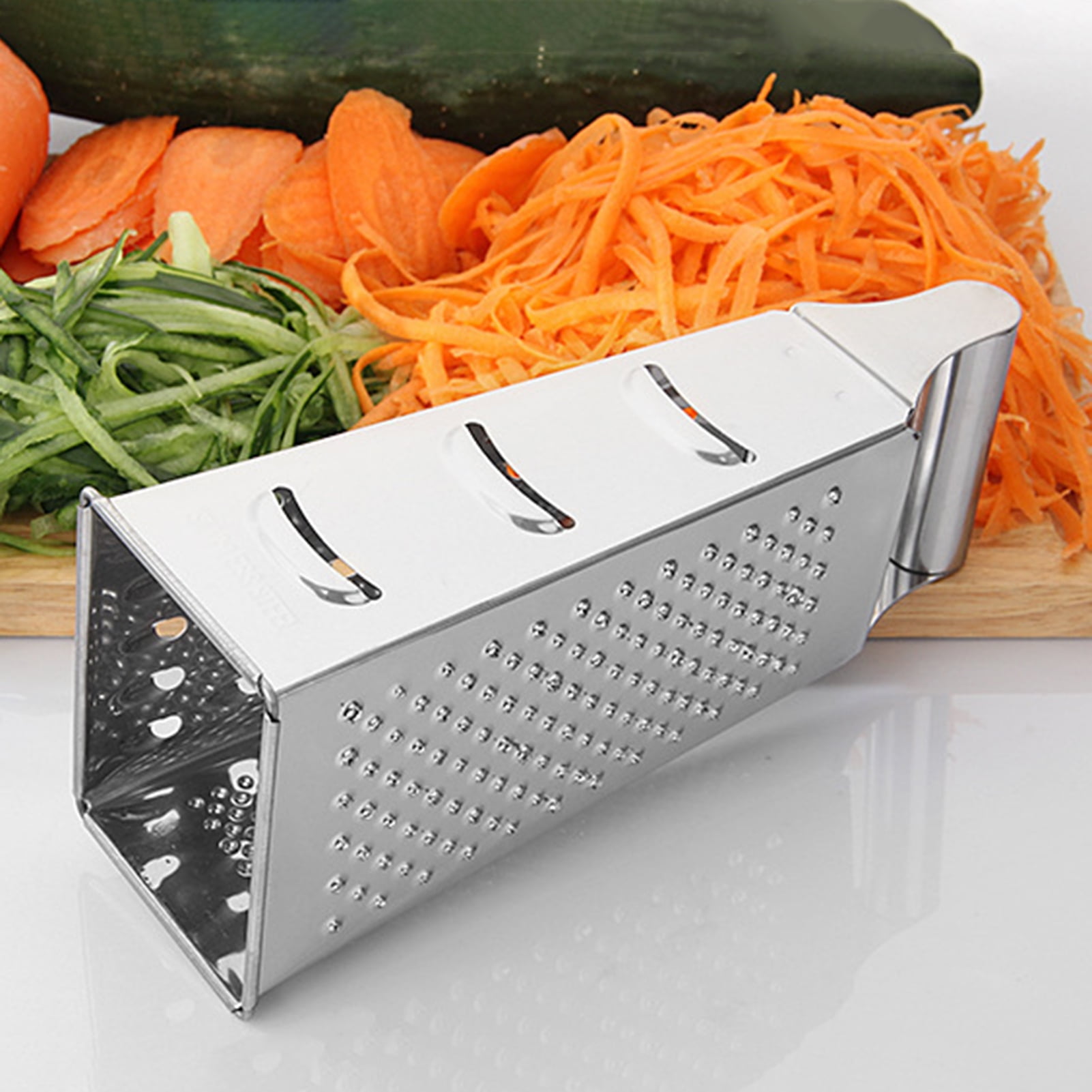 Dropship Large Grater Shaver Stainless Steel Blade With Ergonomic Non-Stick  Handle For Parmesan Cheese, Chocolates, Vegetables Perfect Curl Food  Garnishing Cheese Grater Kitchen Gadget Tool to Sell Online at a Lower  Price