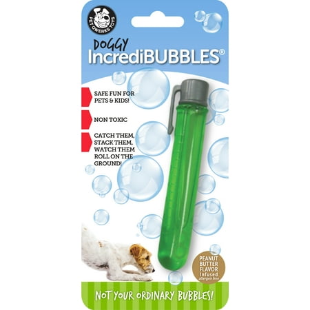 UPC: 0890035000454 | Pet Qwerks Doggie Incredibubbles Dog Toy Peanut Butter Flavor
